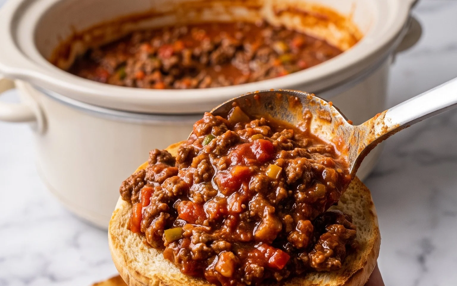 Recette Sloppy Joes Facile au Mijoteuse (Slow Cooker)
