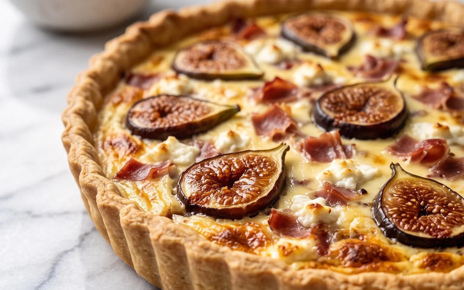 Quiche Chèvre Serrano Figues: Gourmandise Sucrée-Salée
